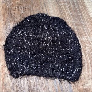 Black Knitted Beanie
